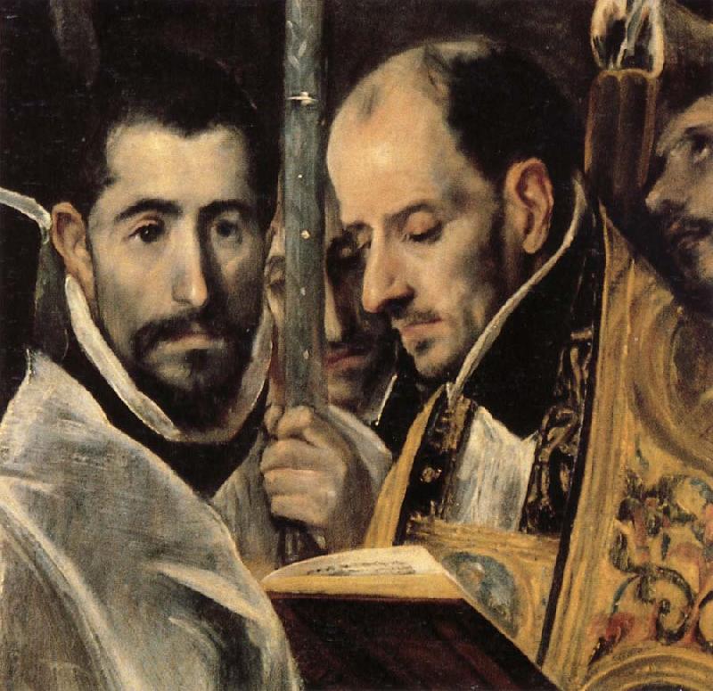 El Greco Details of The Burial of Count Orgaz